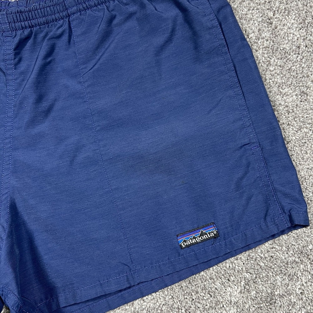 Vintage 90s Patagonia Baggies 3" Swim Trunks Shorts Men's XL Made In USA Blue - Picture 2 of 8